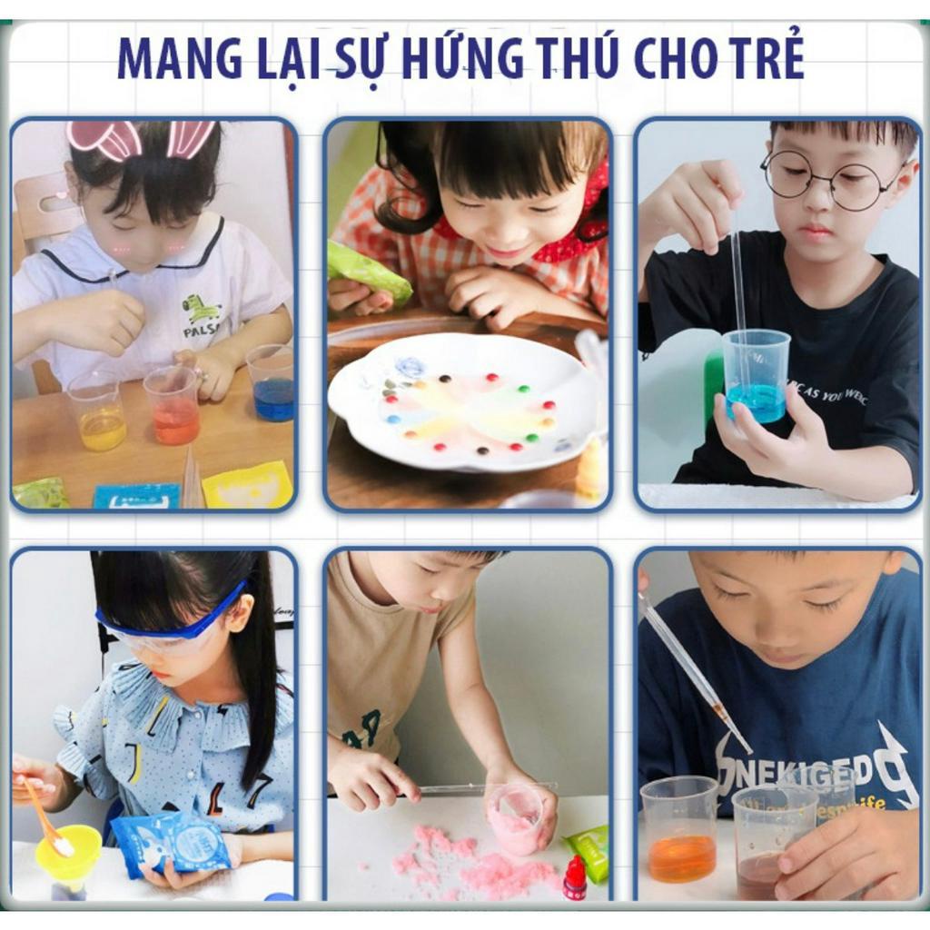 Đồ chơi thí nghiệm khoa học kèmhướng dẫn tiếng Việt - 78 thí nghiệm hóa học vật lý giúp phát triển tư duy khoa học cho b