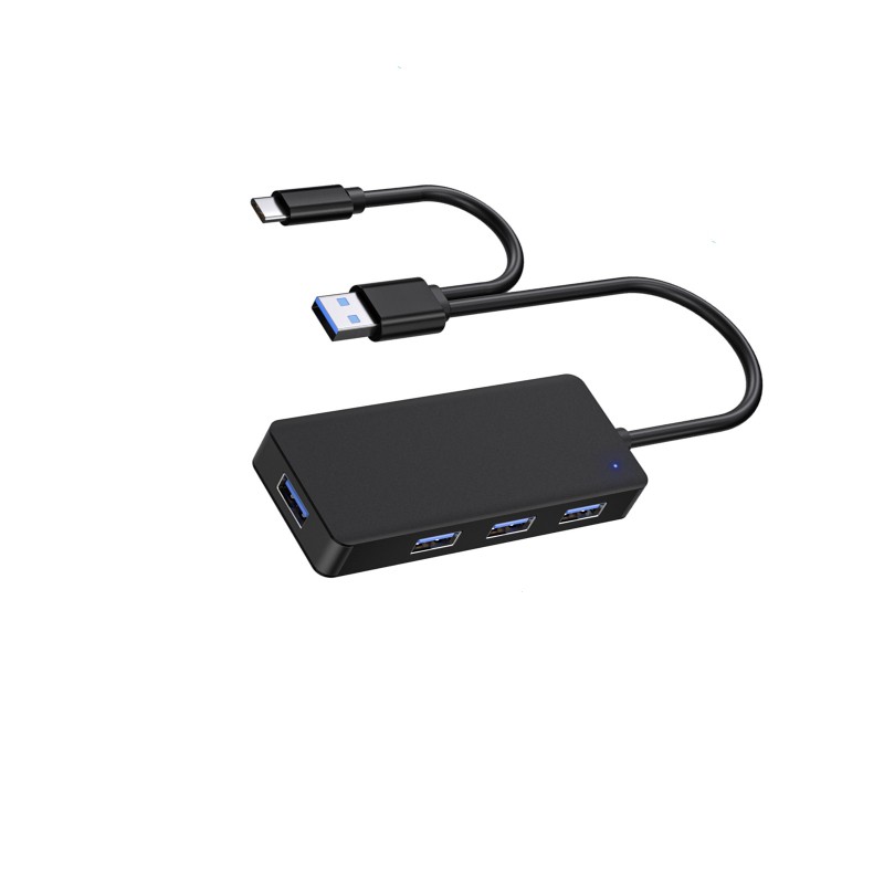 Bộ Chia 4 Cổng Usb 3.0 Siêu Mỏng Có 2 Cổng Usb Type-C Usb 3.0