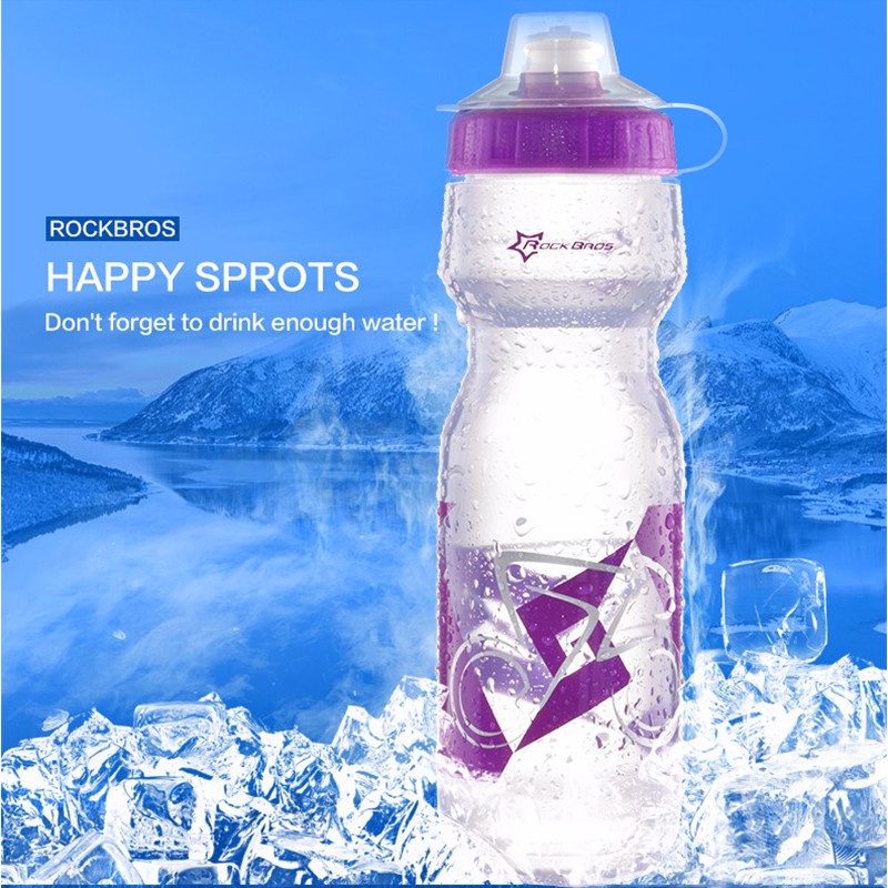 Bình nước thể thao Rockbros 750Ml bằng nhựa nhiều màu sắc