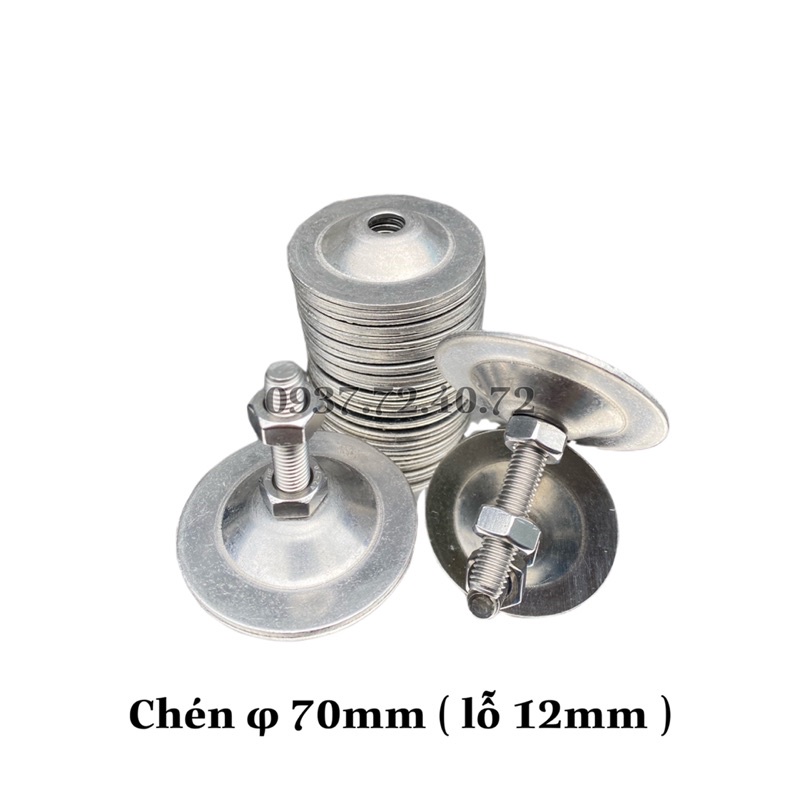 Mua Chén Chân Đế Inox 304 - Đường Kính 60 - 70 - 90mm ( Lỗ 12mm) giá rẻ ...
