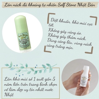 Lăn nách đá khoáng tự nhiên Solf Stone Nhật Bản