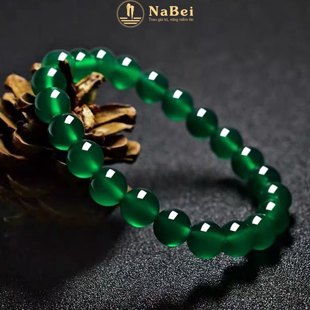 Vòng Tay Mã Não Tự Nhiên Phù Hợp Cho Mệnh Kim, Thủy, Hỏa, Thổ, Mộc NB74 - Phong Thuỷ NaBei Store