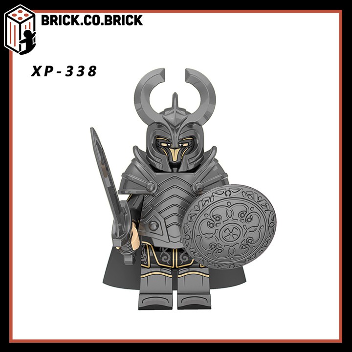 Đồ chơi lắp ráp minifigure và non lego - Mô hình MCU Thor's Asgardian Warriors, Berserkers- Hela Undead Soldiers- KT1044