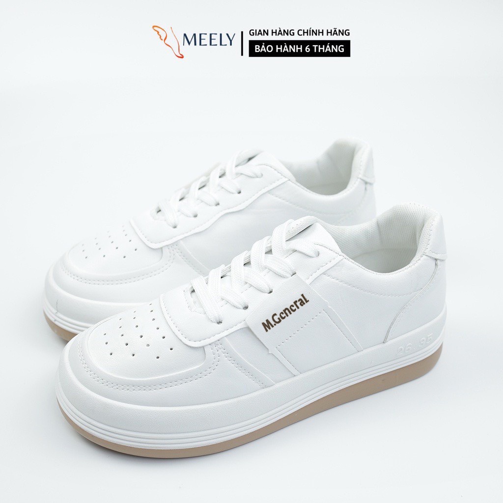 Giày Thể Thao Nữ MEELY Fashion Kiểu Sneaker Dáng Trơn M&0 MK39