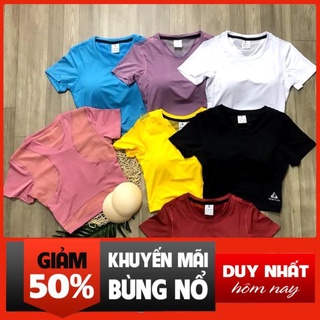 Áo croptop tập gym yoga có mút phối lưới lưng NQ 2022