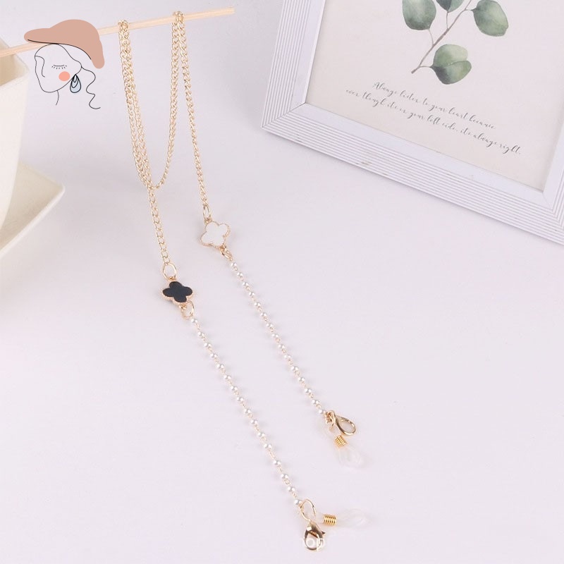 Dây Đeo Mắt Kính Dạng Chuỗi Hạt Chống Mất Phong Cách Hàn Quốc