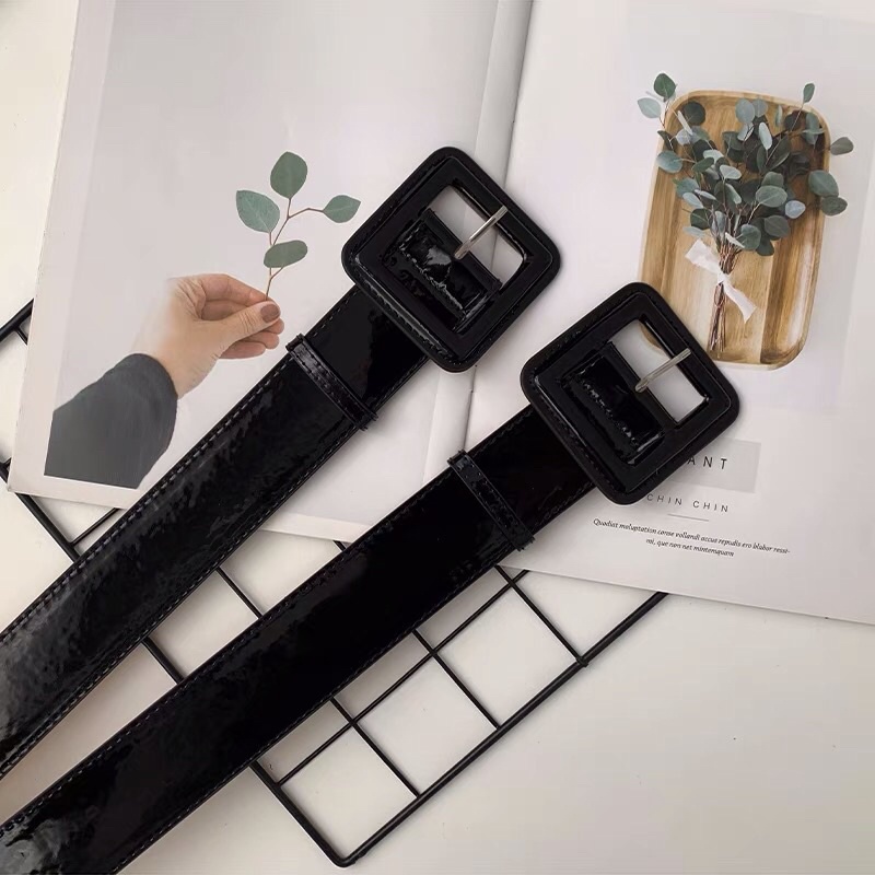 Đai váy da bóng bản to thắt eo siêu sang chảnh ❤️