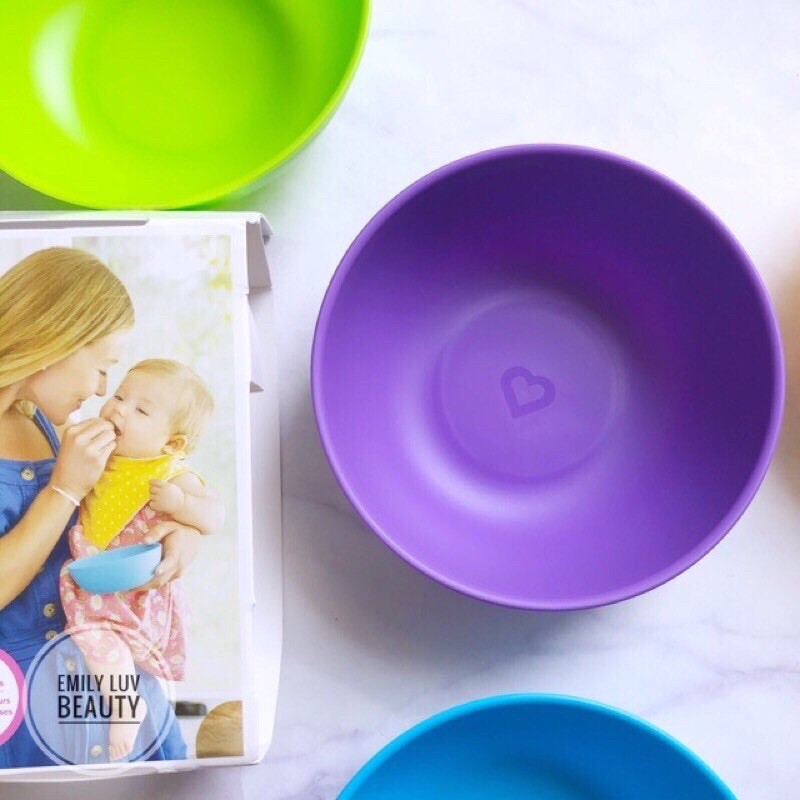 Bộ 4 Bát Nhựa Cỡ Lớn Munchkin