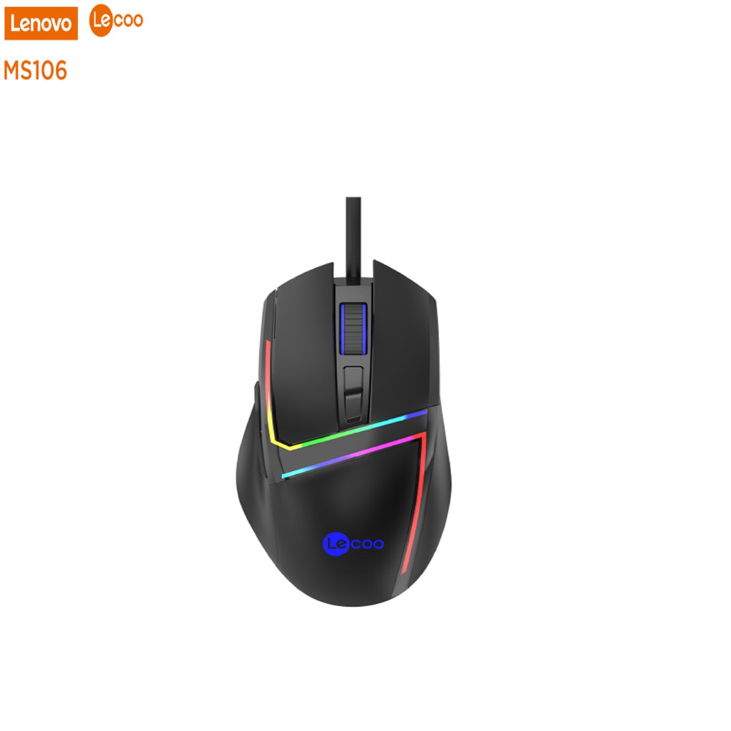 CHUỘT MÁY TÍNH CÓ DÂY LECOO MS 106 USB, MOUSE MS106 USB