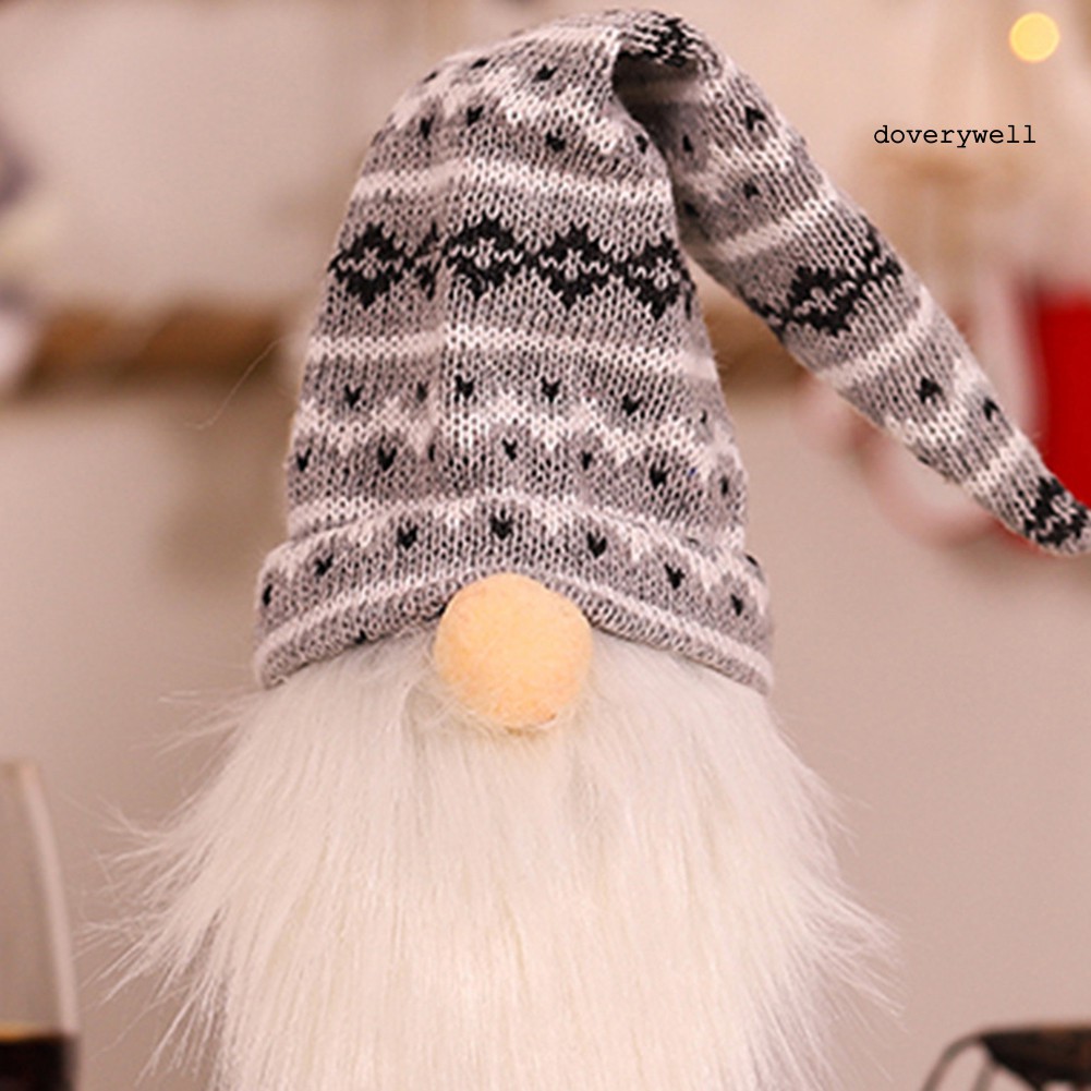 Bọc chai rượu thiết kế thần lùn trang trí Giáng Sinh