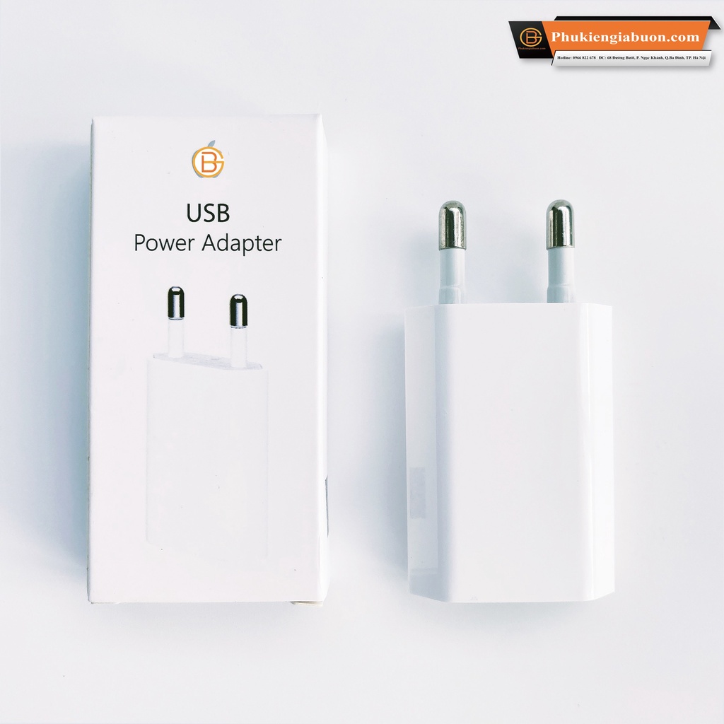 Củ sạc chuẩn dòng 5W cho lP củ dẹt  bảo hành 1 năm