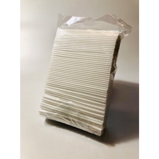 100 ống hút trắng phi 6