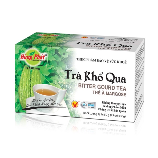 Trà Khổ Qua thanh nhiệt, mát gan