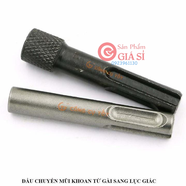 Đầu chuyển mũi khoan từ gài sang lục giác 60mm ❤️freeship❤️