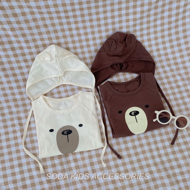 Body gấu cho bé Teddy Brown - Cream (02 màu)