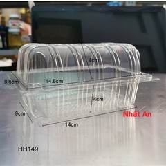 Hộp nhựa nắp gặp HH149 - 100 cái