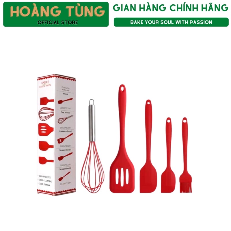 Bộ dụng cụ làm bánh silicone