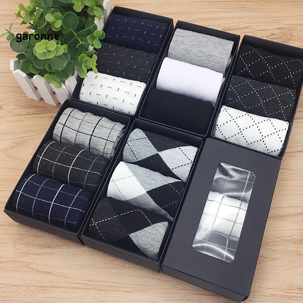 Set 3/5 đôi vớ cotton thoáng mát thời trang dành cho nam