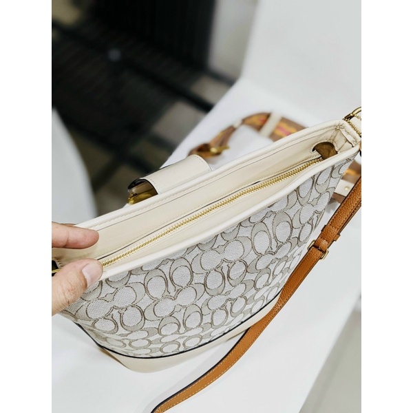 Sẵn - Túi Coach tali jacquard - 2 màu