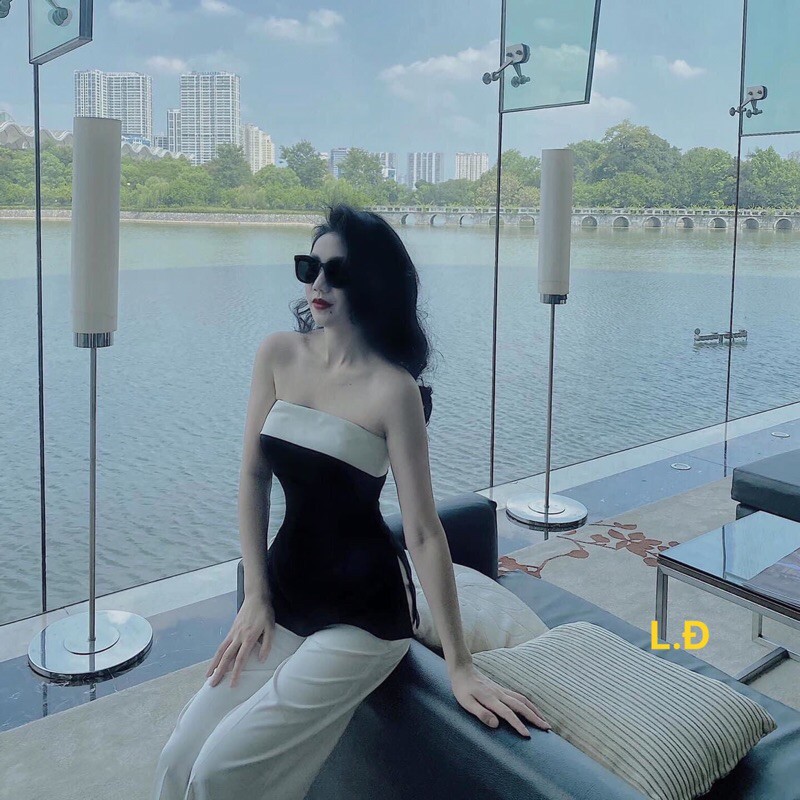 [Mã WASTCOOL giảm 15% tối đa 50K đơn 99K] Set áo quây & quần suông | BigBuy360 - bigbuy360.vn