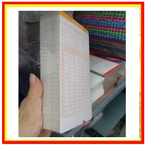 -Thẻ Chấm Công Bằng Giấy Dày-Mỏng tiện lợi