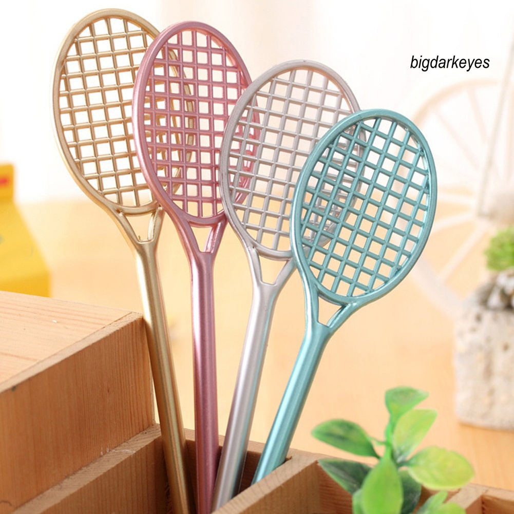 4 Bút Mực Gel Hình Vợt Cầu Lông Dễ Thương