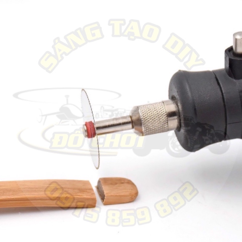 Bộ 5 lưỡi cắt mini 16mm, 18mm, 22mm, 25mm, 32mm có kèm trục giữ lưỡi cắt
