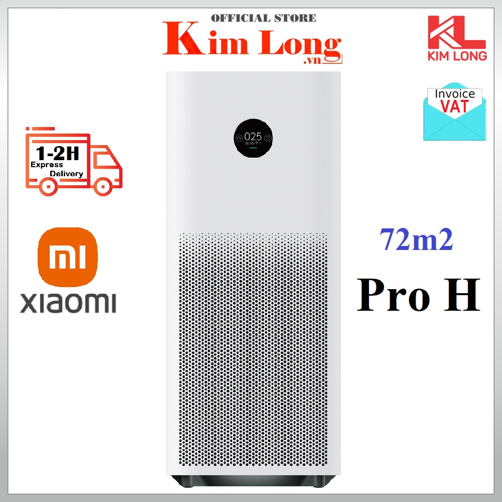 Máy Lọc Không Khí Xiaomi Pro H Mi Air Purifier Bản Quốc Tế Toàn Cầu Chính Hãng