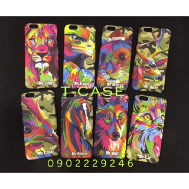 SALE 50K - CASE IPHONE PHẢN QUANG HÌNH THÚ