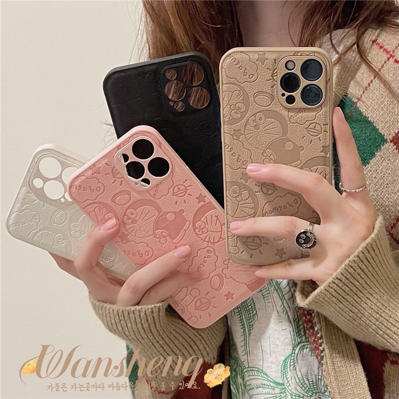 Ốp Điện Thoại Da In Họa Tiết Sáng Tạo Hợp Thời Trang Cho Iphone 13Promax 12 11 / 13pro xr / 7p