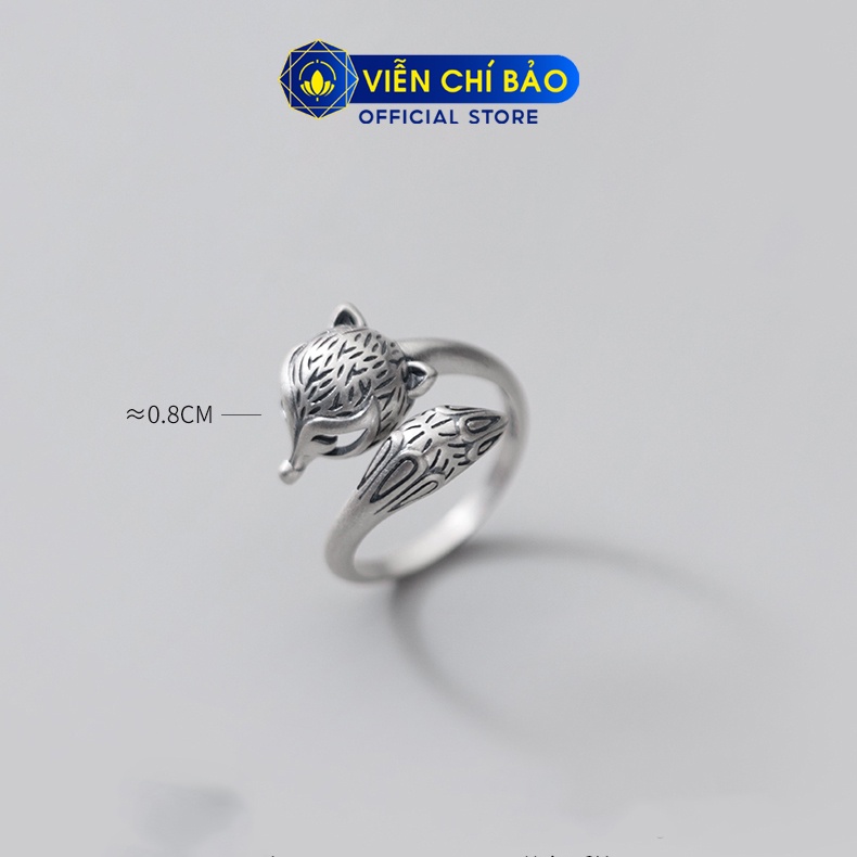 Nhẫn bạc nữ Thiên Hồ chất liệu bạc 925 thời trang phụ kiện trang sức nữ thương hiệu Viễn Chí Bảo N000566