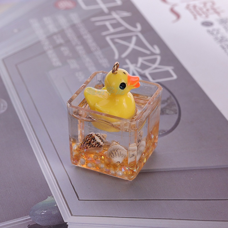 Quả Bóng Nổi Trang Trí Hồ Cá Hình Con Vịt Màu Xanh Dương