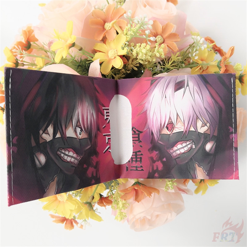 ❣️1 Ví Vải anime tokyo ghoul ❣️Ví Cầm Tay Thời Trang Cho Nam Và Nữ