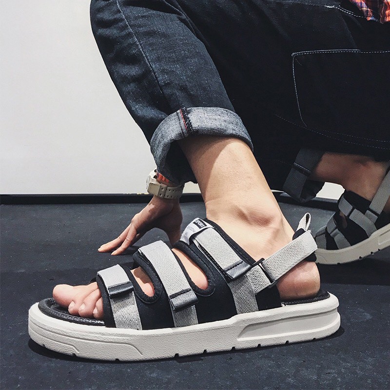 Xăng đan nam và nữ 3 quai Sport đế êm vải thoáng khí , sandal học sinh ,sinh viên cực chất