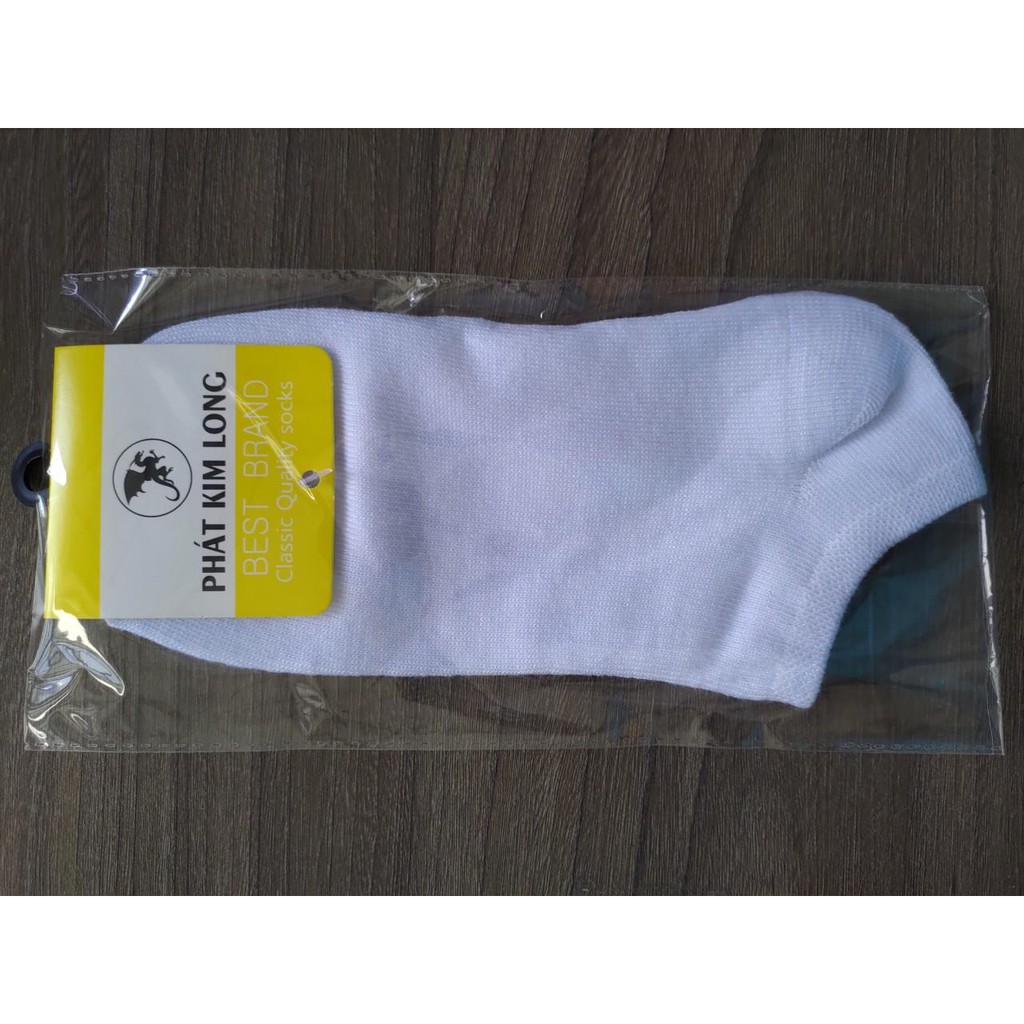 Tất trắng cổ cao, cổ ngắn hàng VNXK, vớ nam nữ chất liệu cotton thoáng mát khử mùi