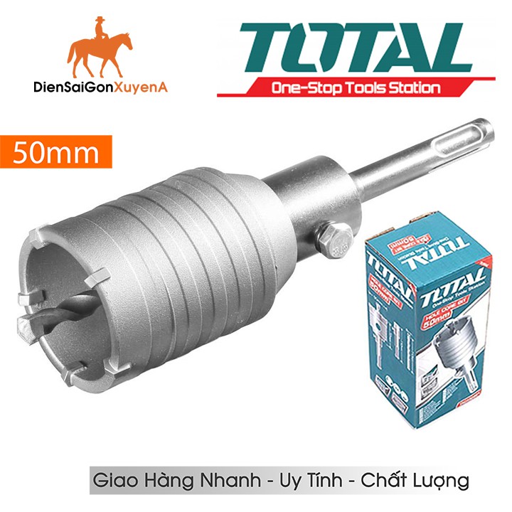 Mũi khoan lỗ khoét lỗ tường bê tông 50mm Hole Core Bit TOTAL TAC430501 - Điện Sài Gòn