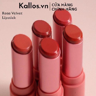 Son Thỏi Lì Black Rouge Rose Velvet Lipstick - Kallos Vietnam