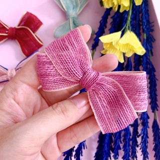 Kẹp mái nơ ruy-băng handmade