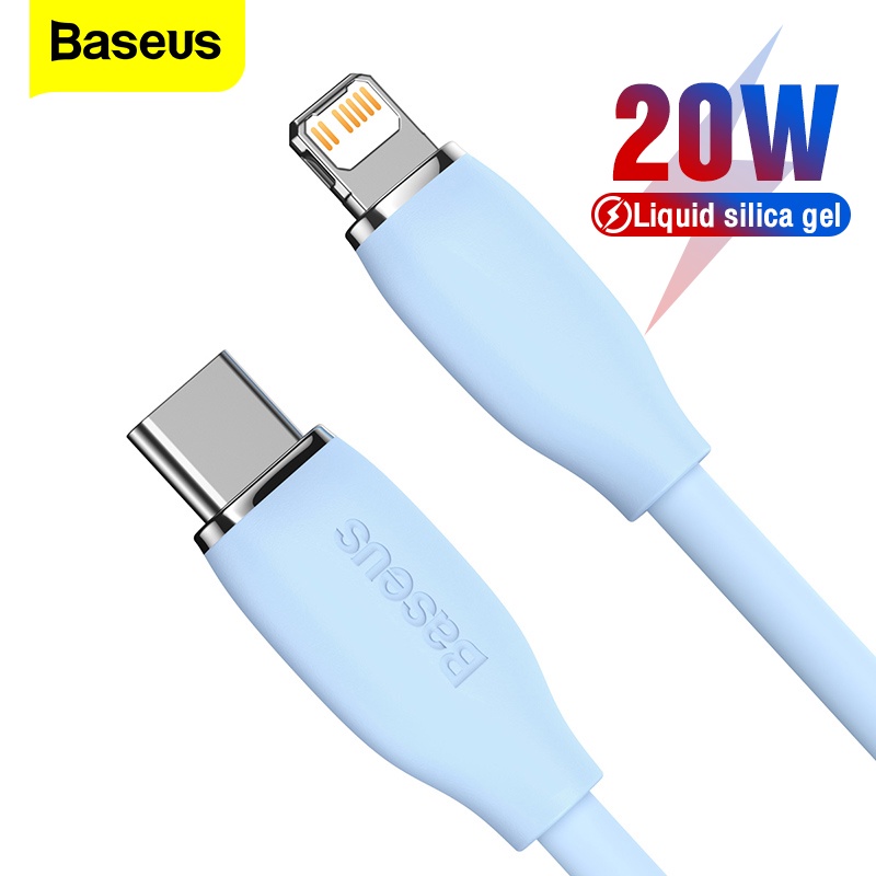 Cáp sạc nhanh BASEUS PD 20W Type C cho iPhone 13 Pro Max 12 Mini Max MacBook iPad Pro