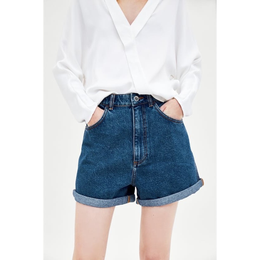 Quần short jeans gập gấu - hàng dư xịn