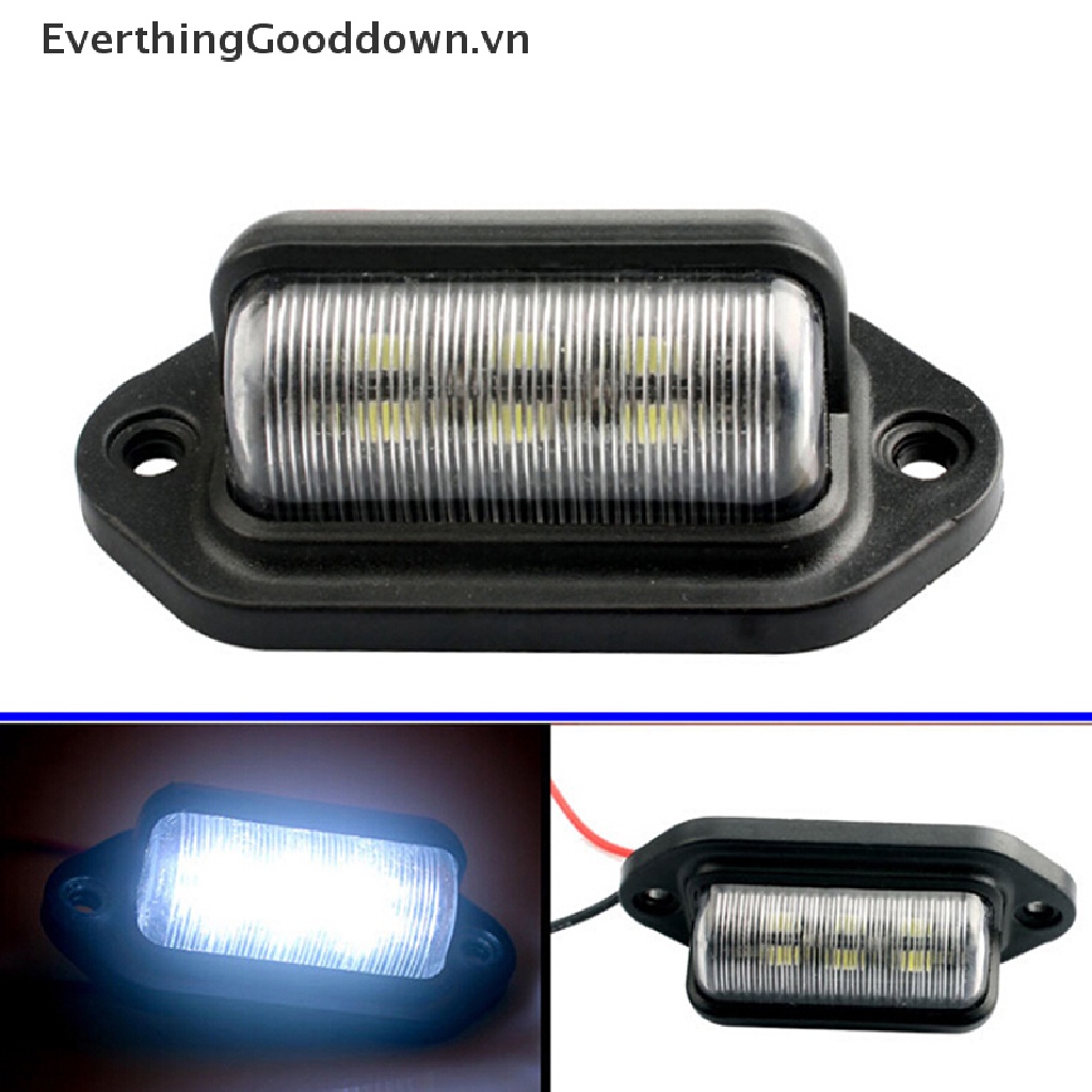 1 Đèn LED 6 Bóng 12V Chống Nước Gắn Biển Số Xe Hơi, Xe Tải, Tàu Thuyền