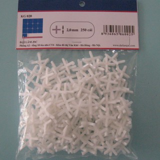 Ke Nhựa Lát Gạch Đóng Túi, Ke Chữ Thập Ke Ốp Lát Gạch  (1mm, 1,5mm, 2mm, 2,5mm)