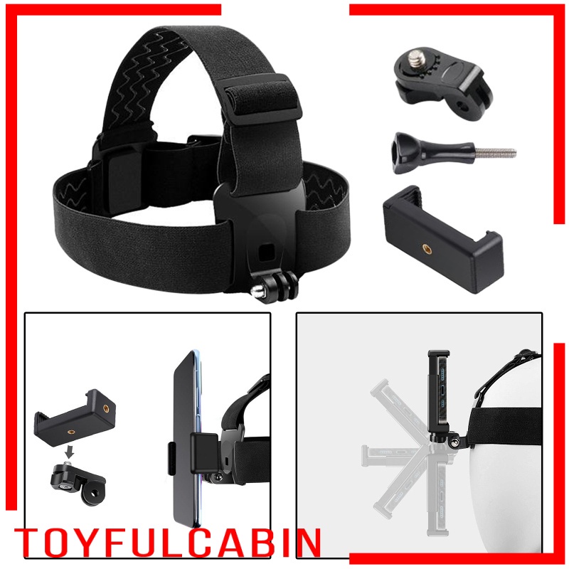 Dây Đeo Đầu Có Thể Điều Chỉnh Cho Điện Thoại / Máy Ảnh Thể Thao