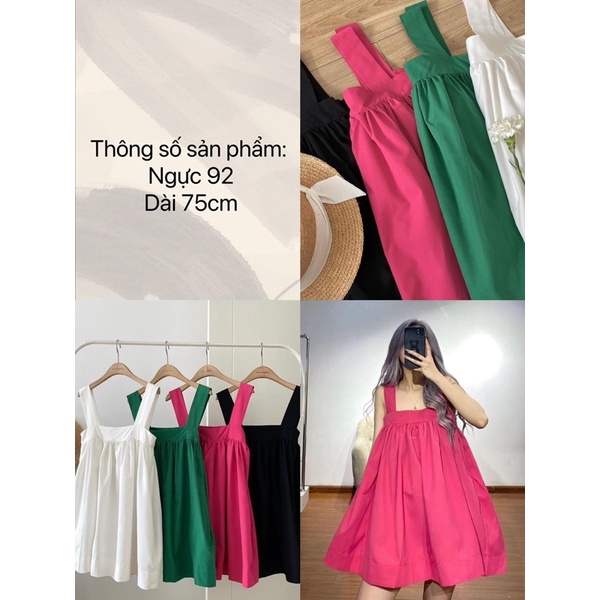 ÁO HAI DÂY DÁNG DÀI GIẤU QUẦN FORM SUÔNG THOẢI MÁI SUN FASHION