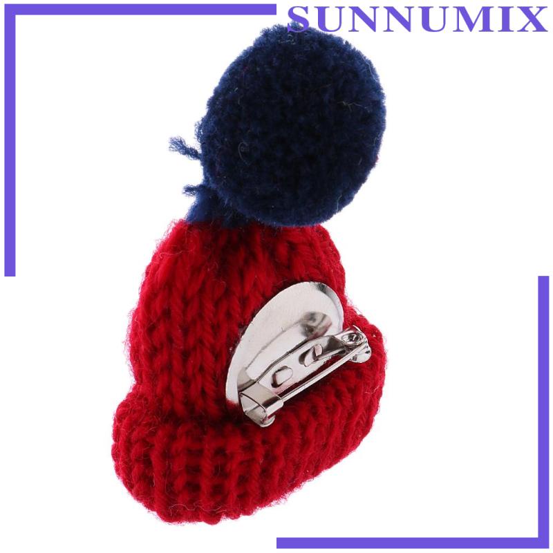 [Sunnimix] Ghim Cài Áo Hình Nón Len Mini Dễ Thương Phong Cách Hàn Quốc Cho Nữ