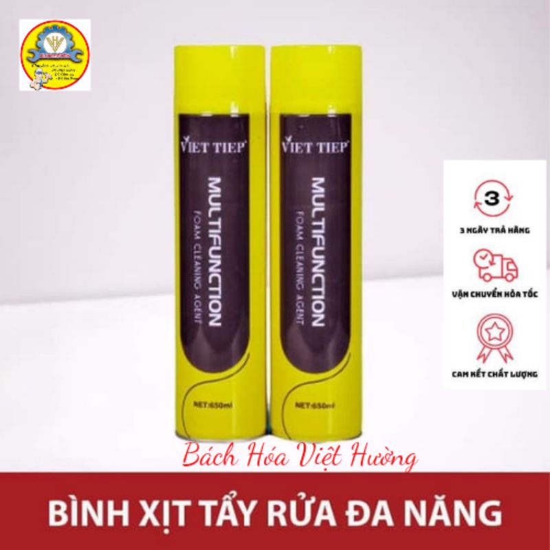 Bình xịt bọt tuyết tẩy rửa đa năng vệ sinh sạch nhà bếp, nội thất ô tô, nhà tắm, làm sạch ghế da (siêu rẻ)