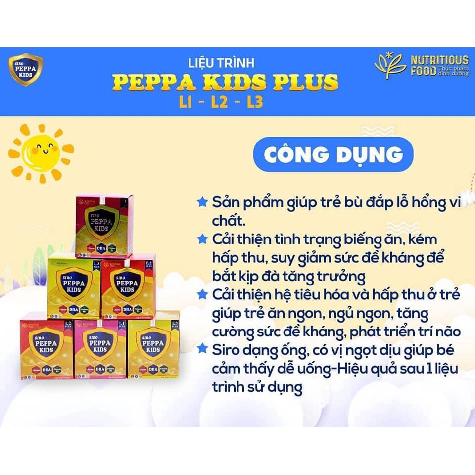 MUA 4 TẶNG 1 HỘP được giá sỉ - Siro ăn ngon Peppakids Plus L1 | TẶNG KÈM BỘ ĐỒ CHƠI|