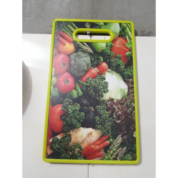 Thớt Nhựa Hình Chữ Nhật (size 35*22) - Hoạ Tiết Ngẫu Nhiên