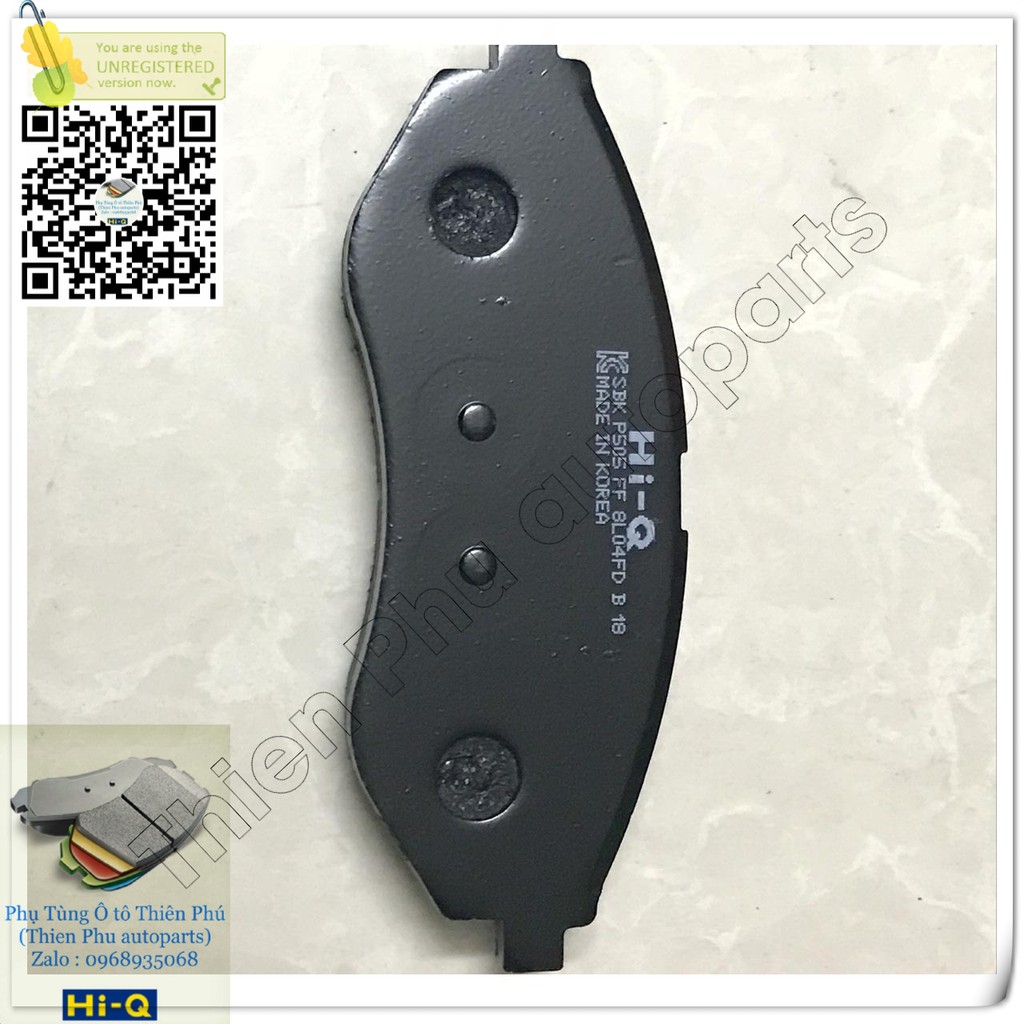 Má phanh chính hãng Hi-Q cho Gentra trước  + Aveo + Matiz  + Spark .Bố thắng trước.96534653 9653465