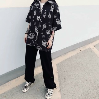Áo Sơ Mi Unisex Họa Tiết